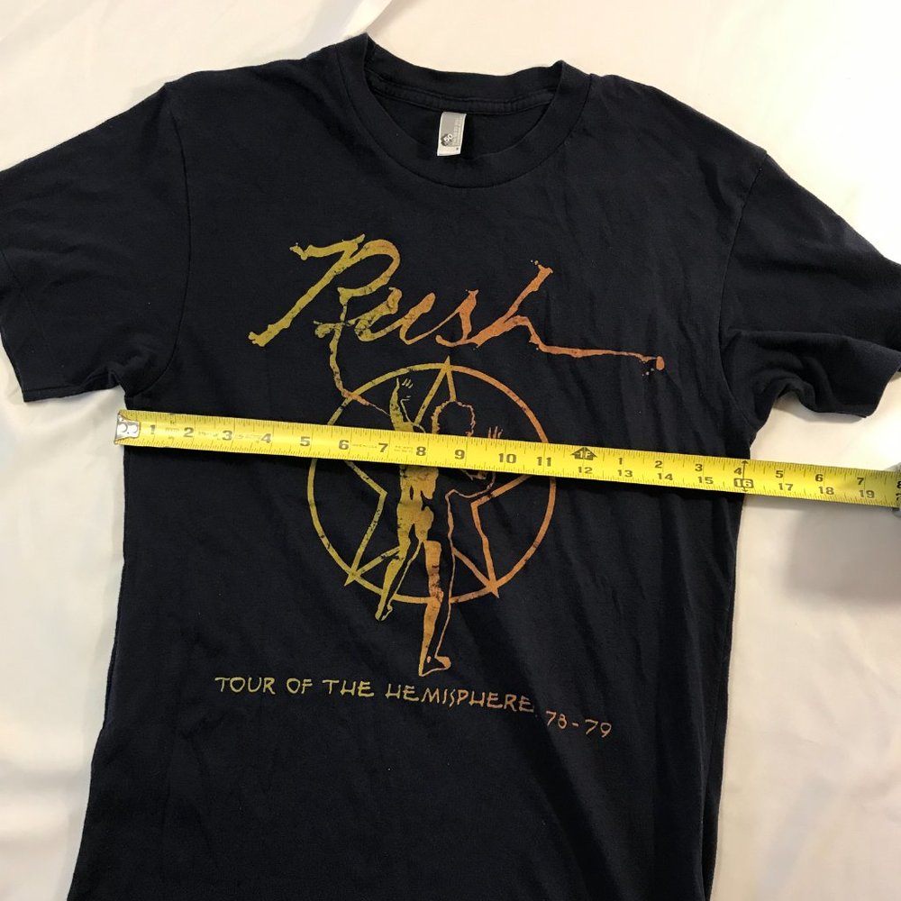 Rush Hemispheres Star Man Retro Concert Graphic Vintage Shirt T-shirt Men's Sz S - Picture 6 of 8